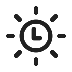 Time And Weather SVG Icon